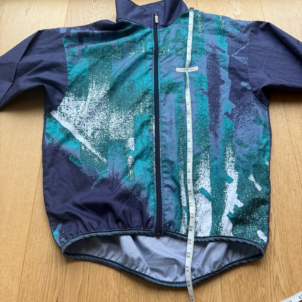 VINTAGE 90s retro Louis Garneau windbreaker - M - Picture 15 of 16